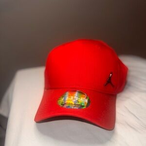 2 Jordan Bright Red & white Cap with Logo
